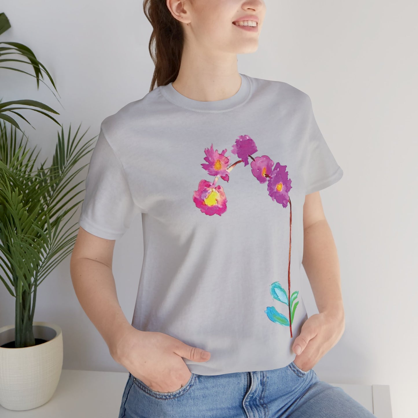 NELLA'S ORCHID Unisex Jersey Short Sleeve Tee