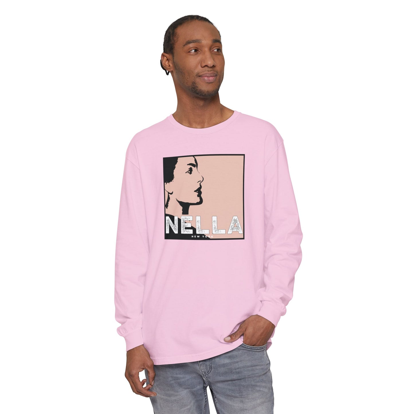 SWEET NELLA  Unisex Garment-dyed Long Sleeve T-Shirt