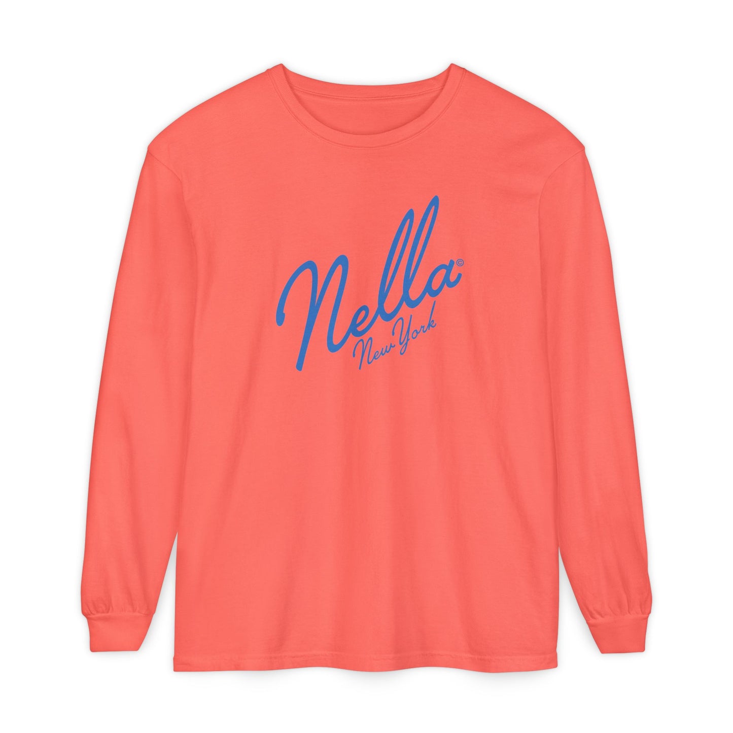 SWEETEST NELLA  Unisex Garment-dyed Long Sleeve T-Shirt