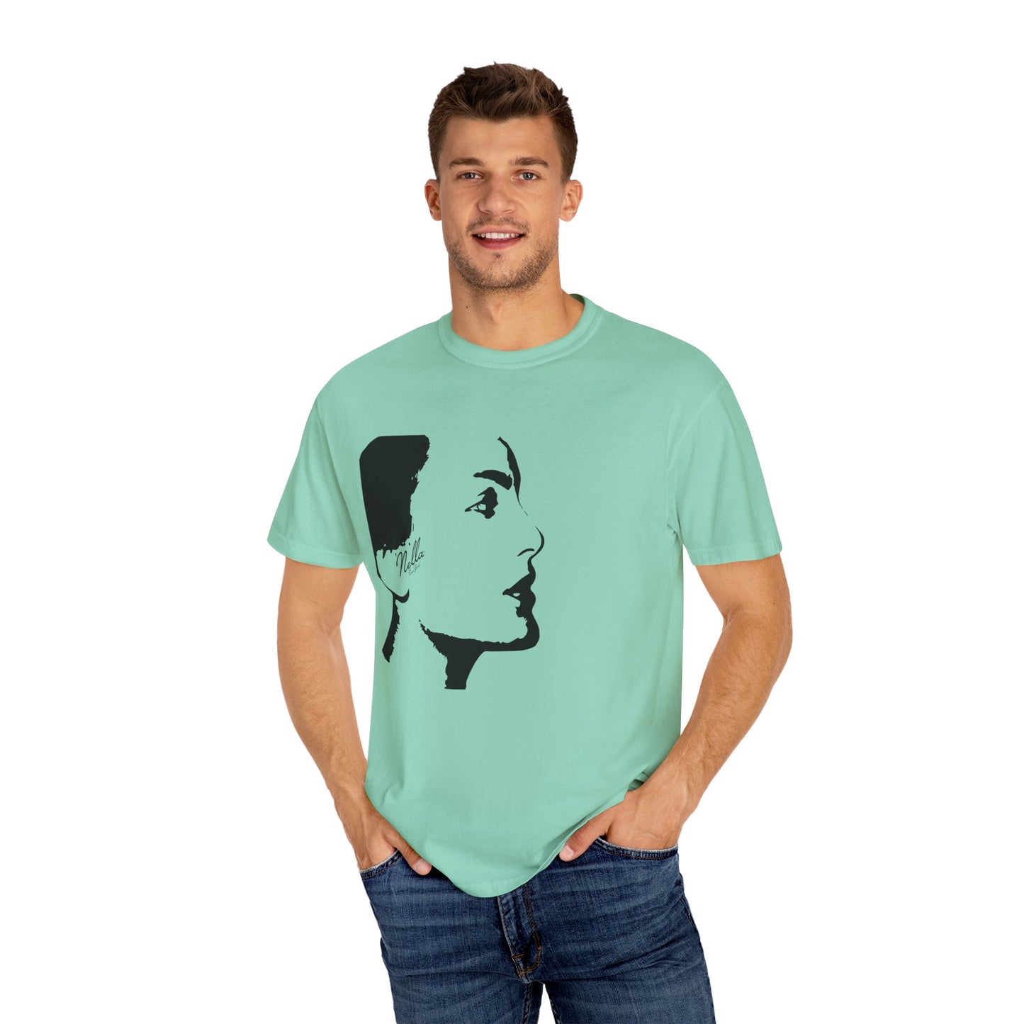 NELLA "FACE FORWARD" Unisex T-Shirt, Casual Wear, Gift for Her, Spring Apparel, Art Tee, Summer Style, Birthday Present