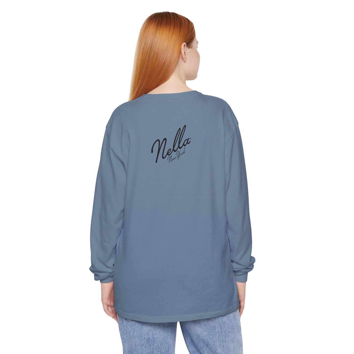 SWEET NELLA  Unisex Garment-dyed Long Sleeve T-Shirt