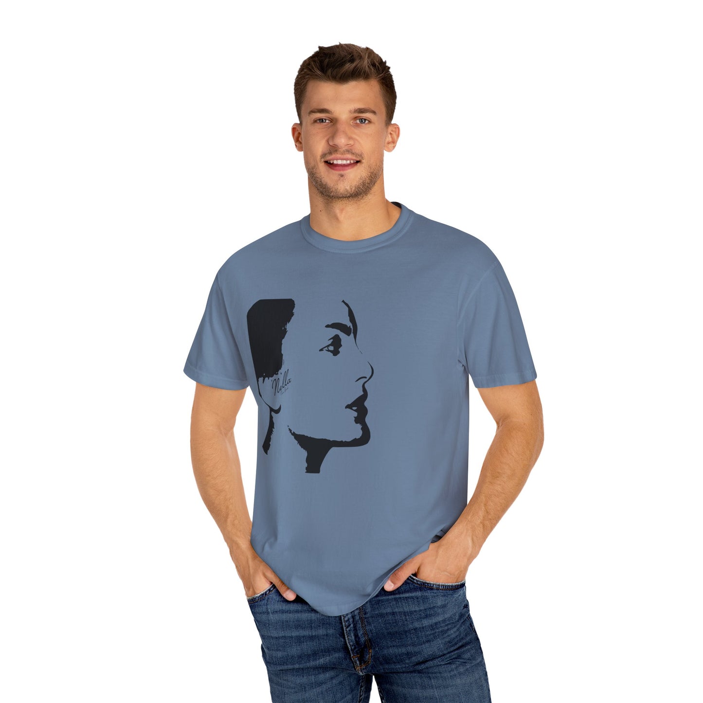 NELLA "FACE FORWARD" Unisex T-Shirt, Casual Wear, Gift for Her, Spring Apparel, Art Tee, Summer Style, Birthday Present