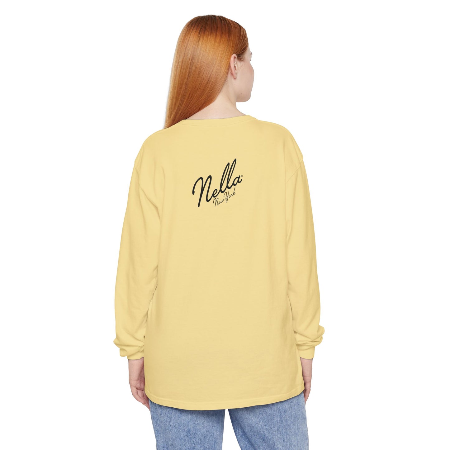 SWEET NELLA  Unisex Garment-dyed Long Sleeve T-Shirt