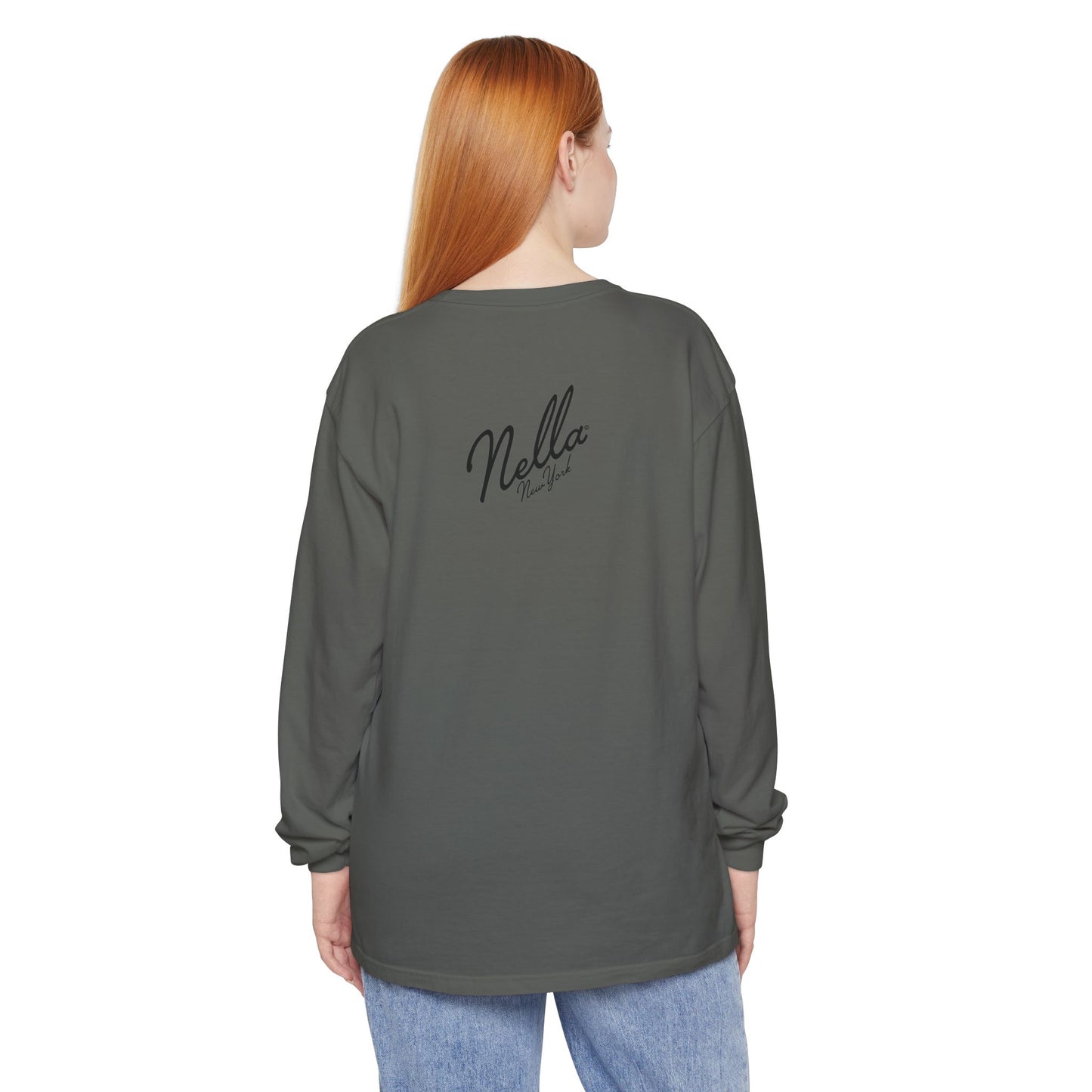SWEET NELLA  Unisex Garment-dyed Long Sleeve T-Shirt