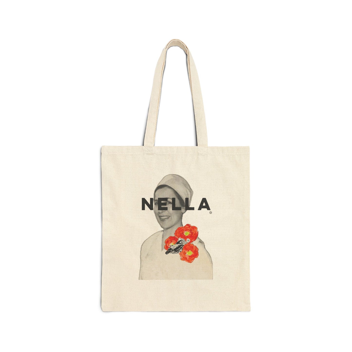 SURREALIST NELLA Cotton Canvas Tote Bag
