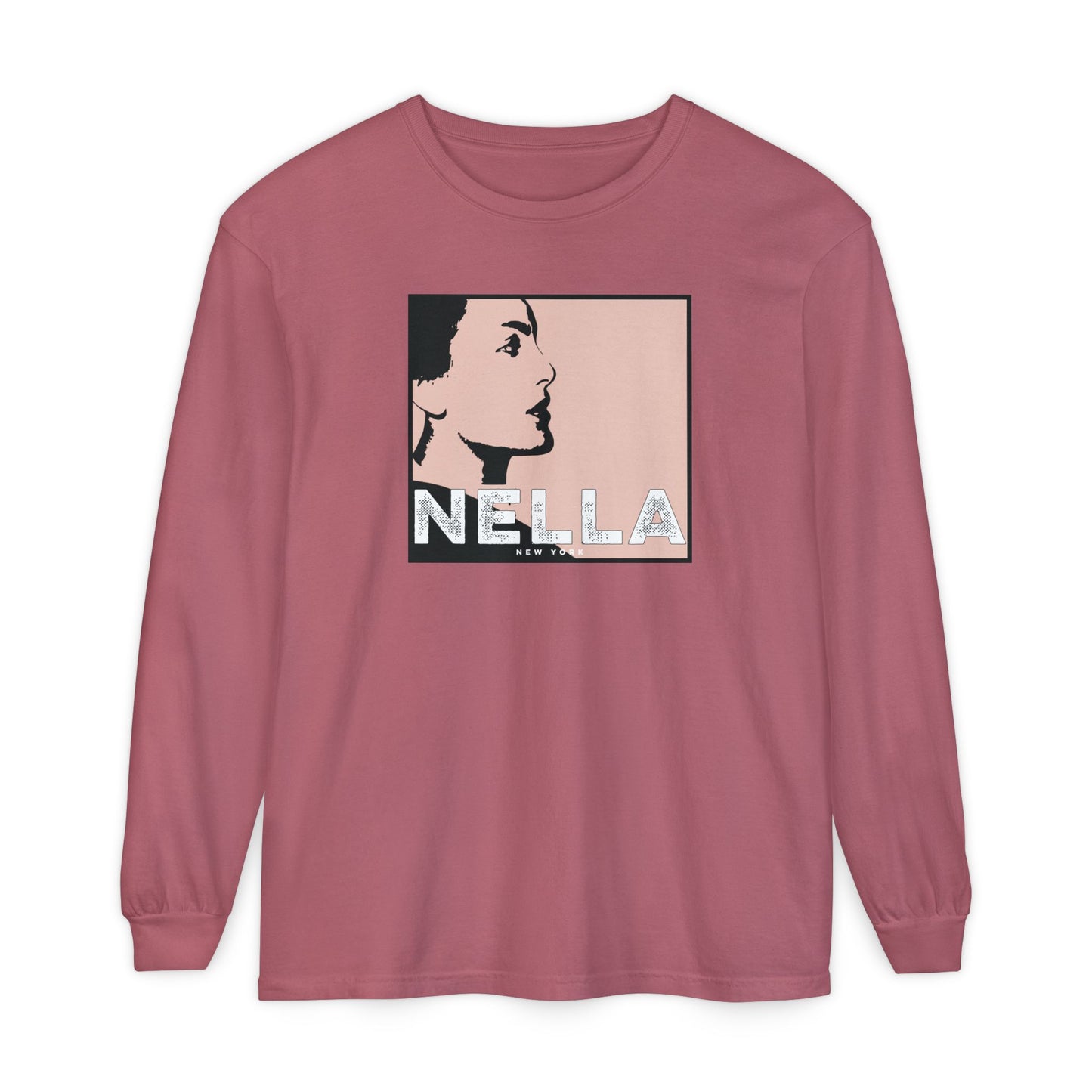 SWEET NELLA  Unisex Garment-dyed Long Sleeve T-Shirt