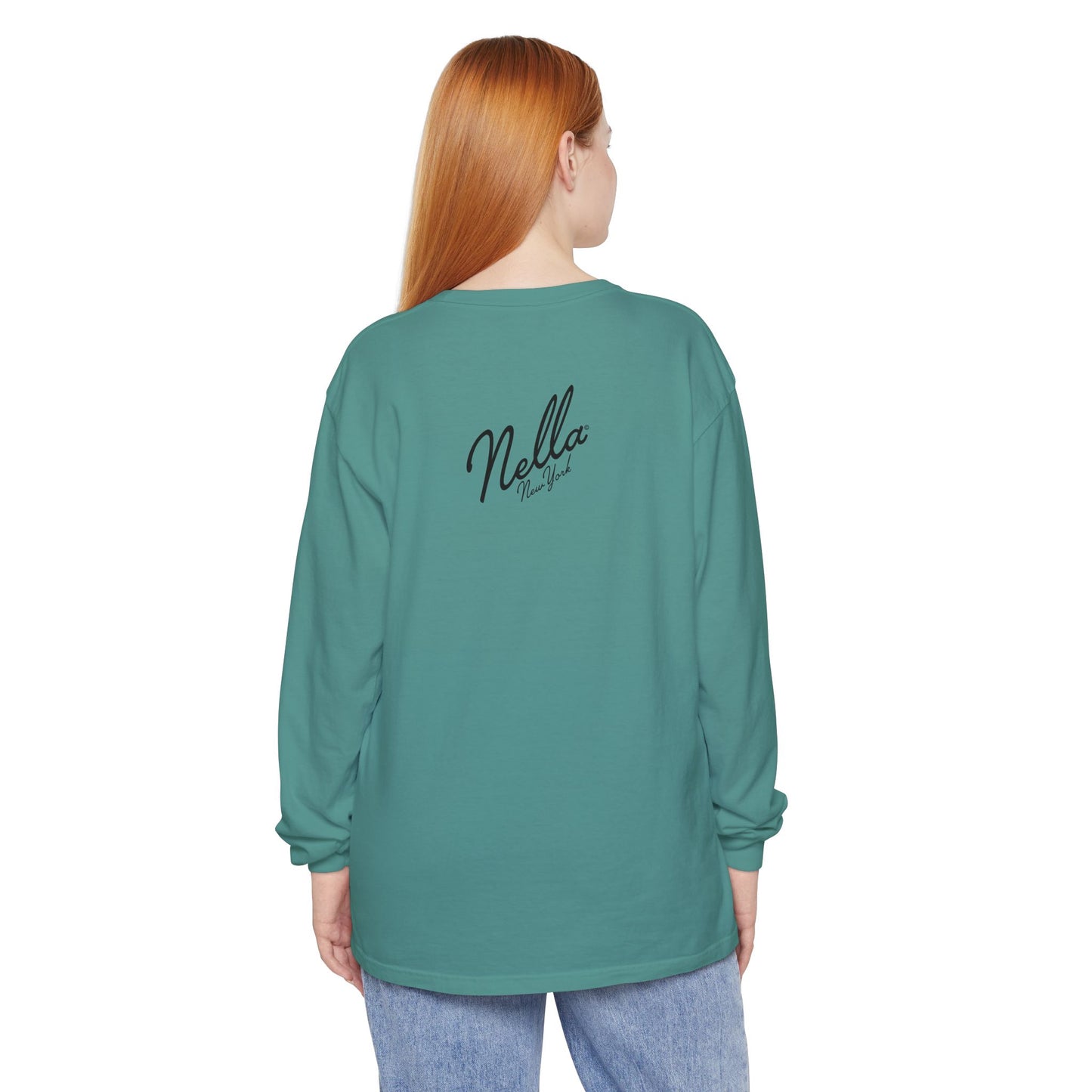 SWEET NELLA  Unisex Garment-dyed Long Sleeve T-Shirt