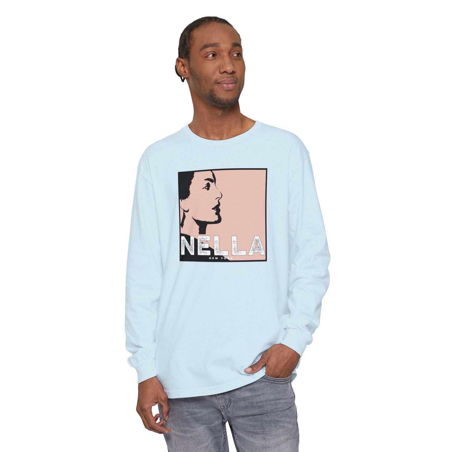 SWEET NELLA  Unisex Garment-dyed Long Sleeve T-Shirt