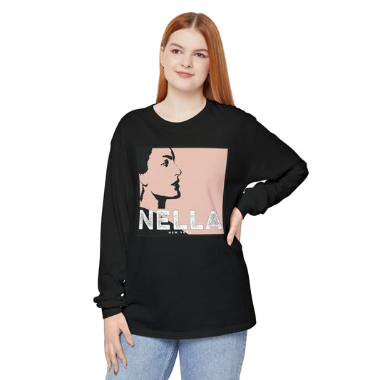 SWEET NELLA  Unisex Garment-dyed Long Sleeve T-Shirt