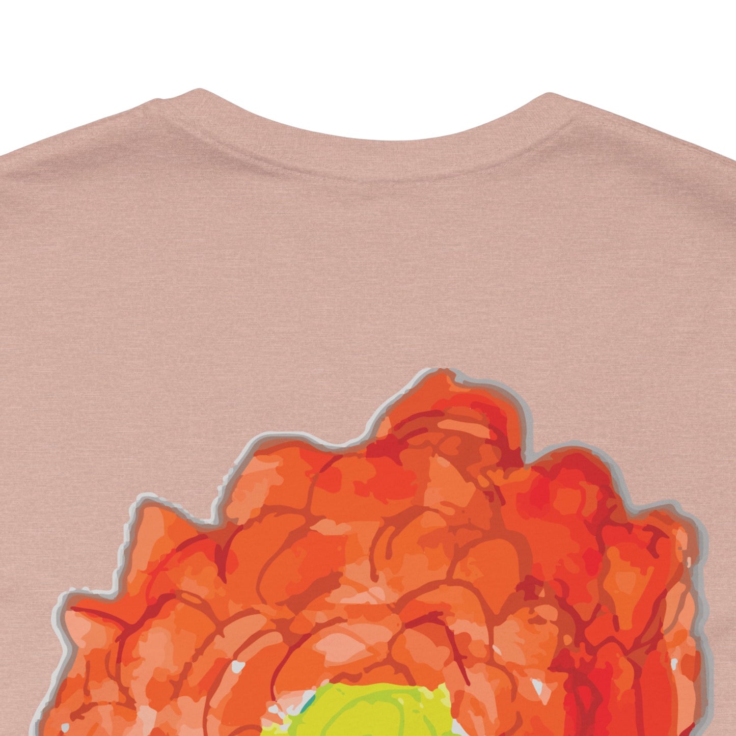 POPPY Unisex Jersey Short Sleeve Tee - Hart Flower print