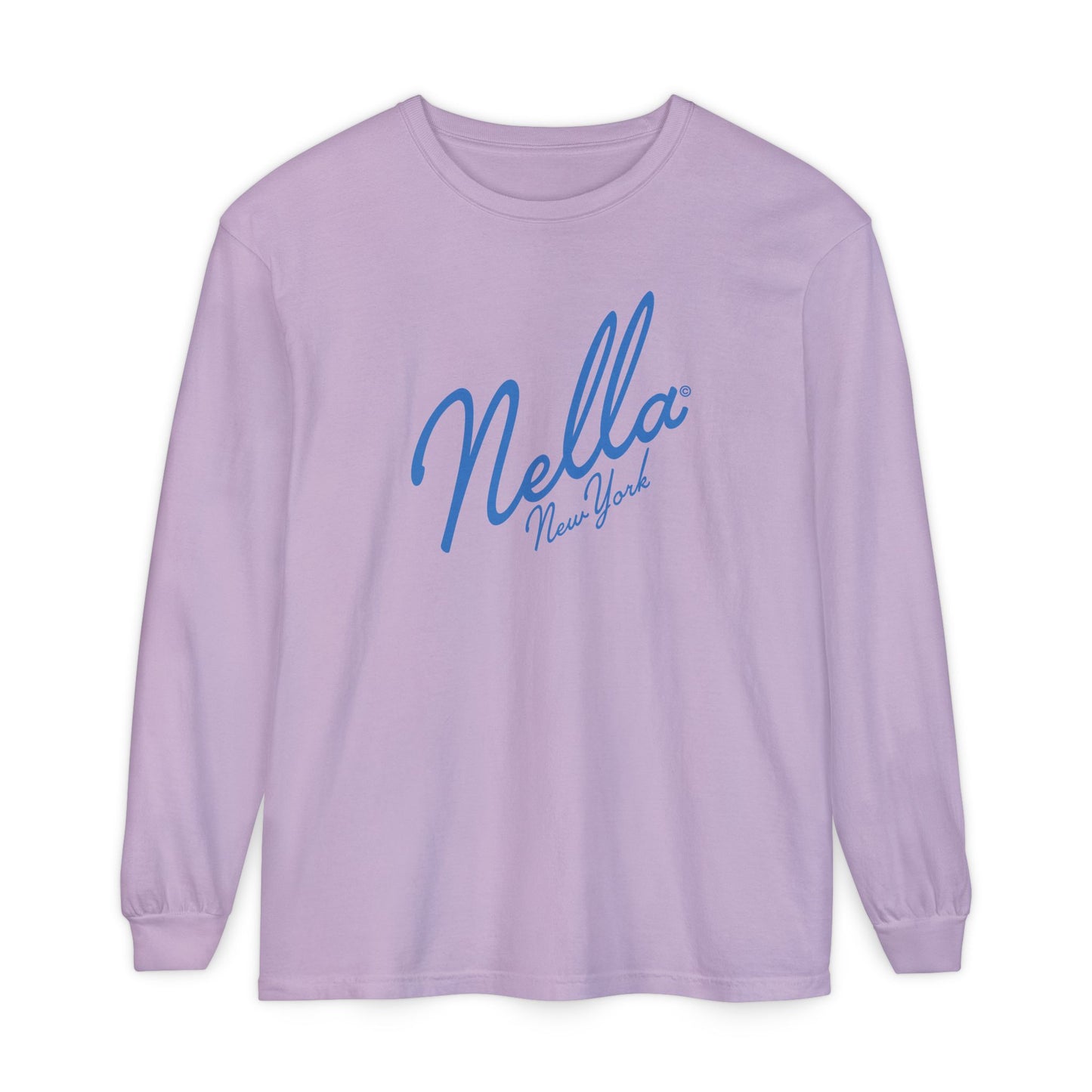 SWEETEST NELLA  Unisex Garment-dyed Long Sleeve T-Shirt