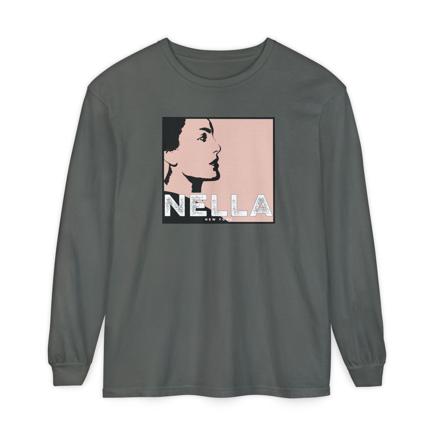 SWEET NELLA  Unisex Garment-dyed Long Sleeve T-Shirt