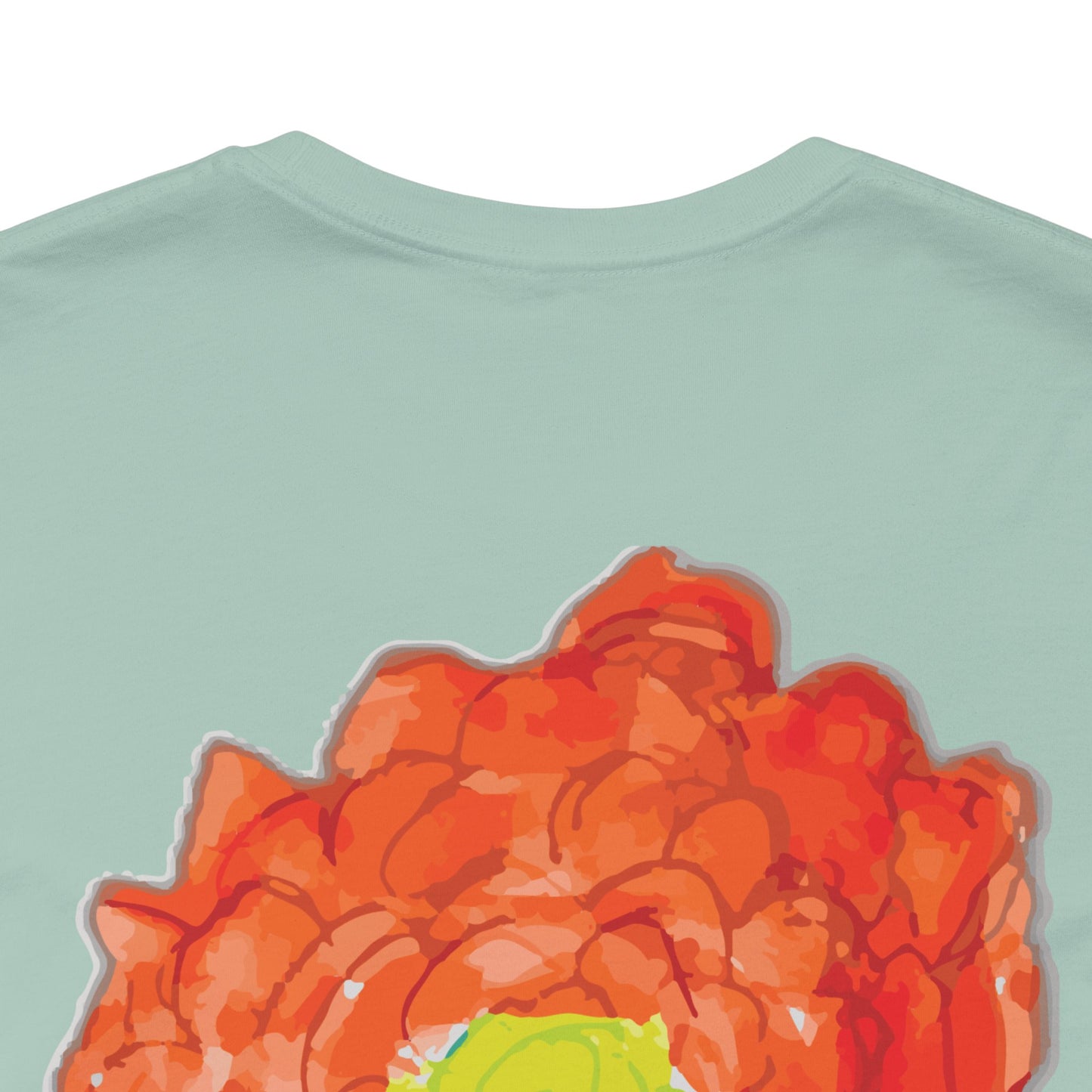 POPPY Unisex Jersey Short Sleeve Tee - Hart Flower print