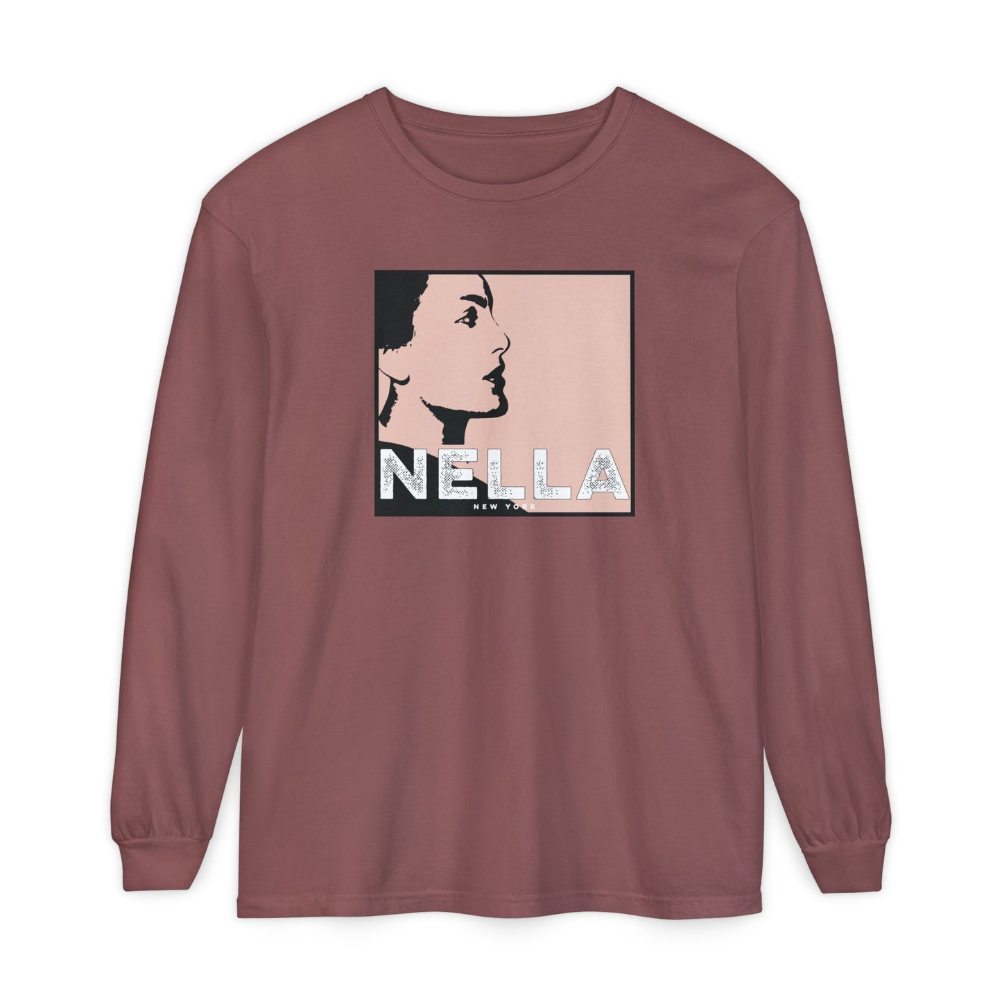 SWEET NELLA  Unisex Garment-dyed Long Sleeve T-Shirt