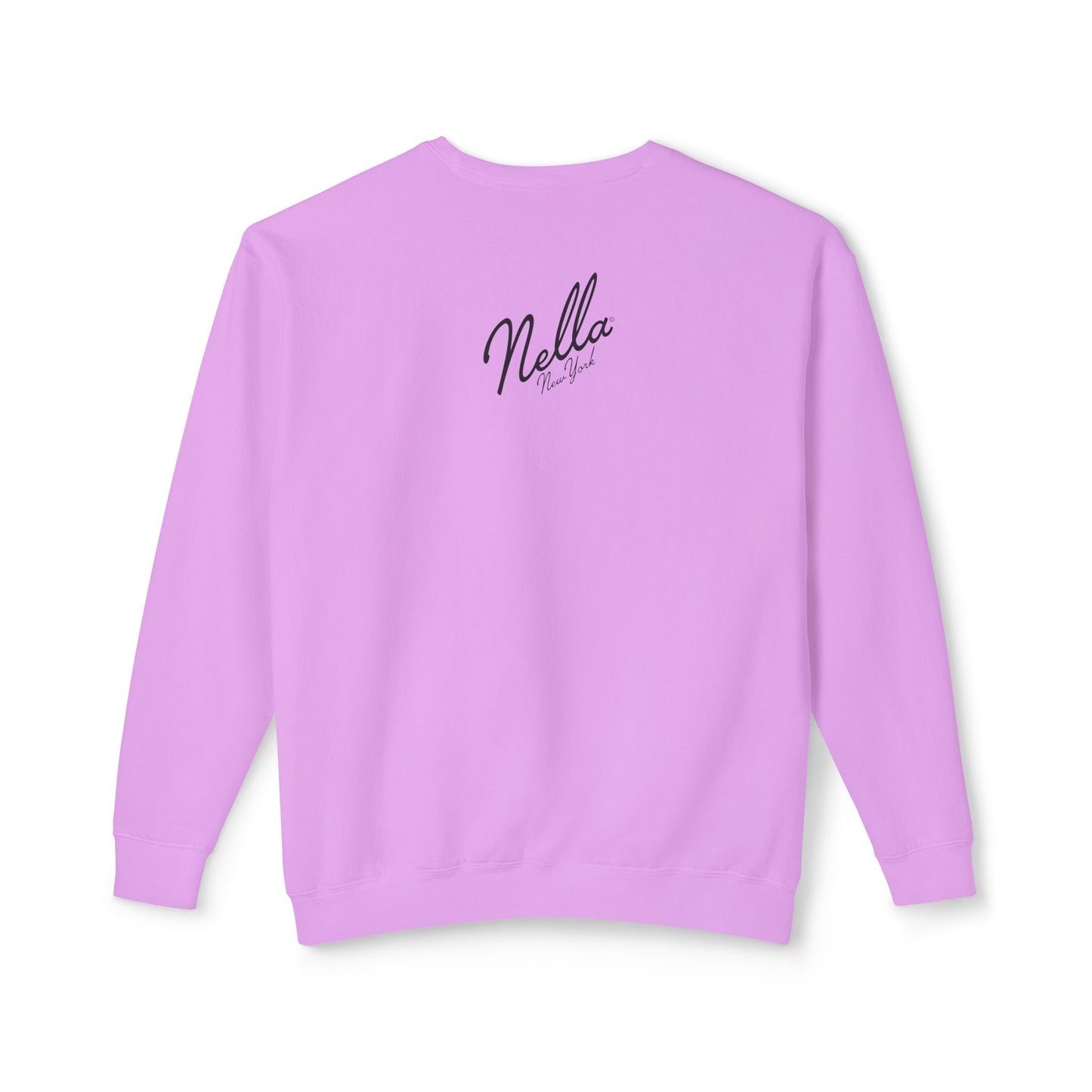 NELLA's ORCHID Art Crewneck Sweatshirt - Bold Statement for Indie Sleaze Style