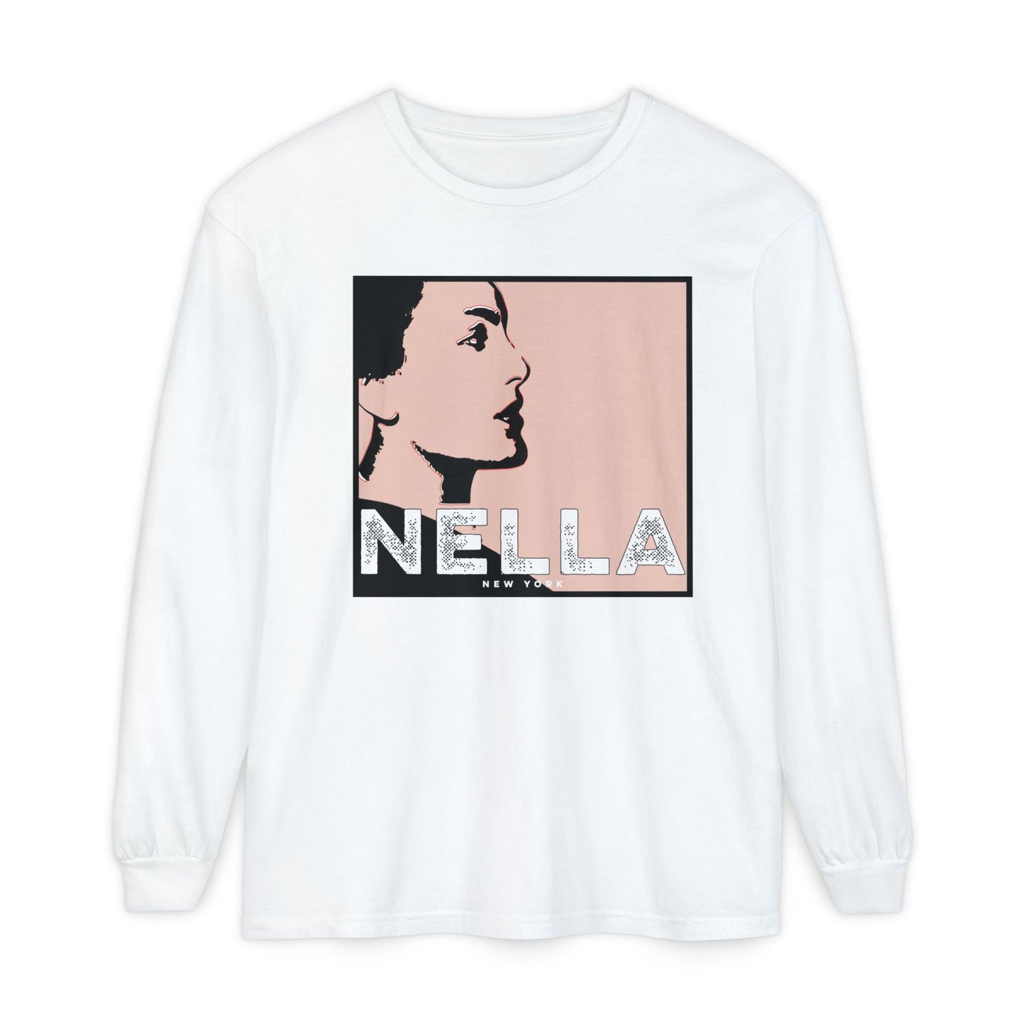 SWEET NELLA for CARING KIND Unisex Garment-dyed Long Sleeve T-Shirt